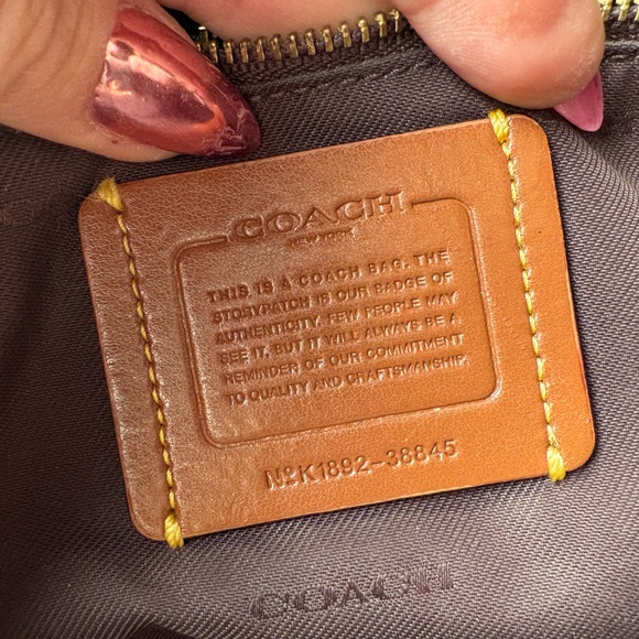 Coach Dreamer 36 signature canvas with refined calf leather and snakeskin - Picture 3 of 15